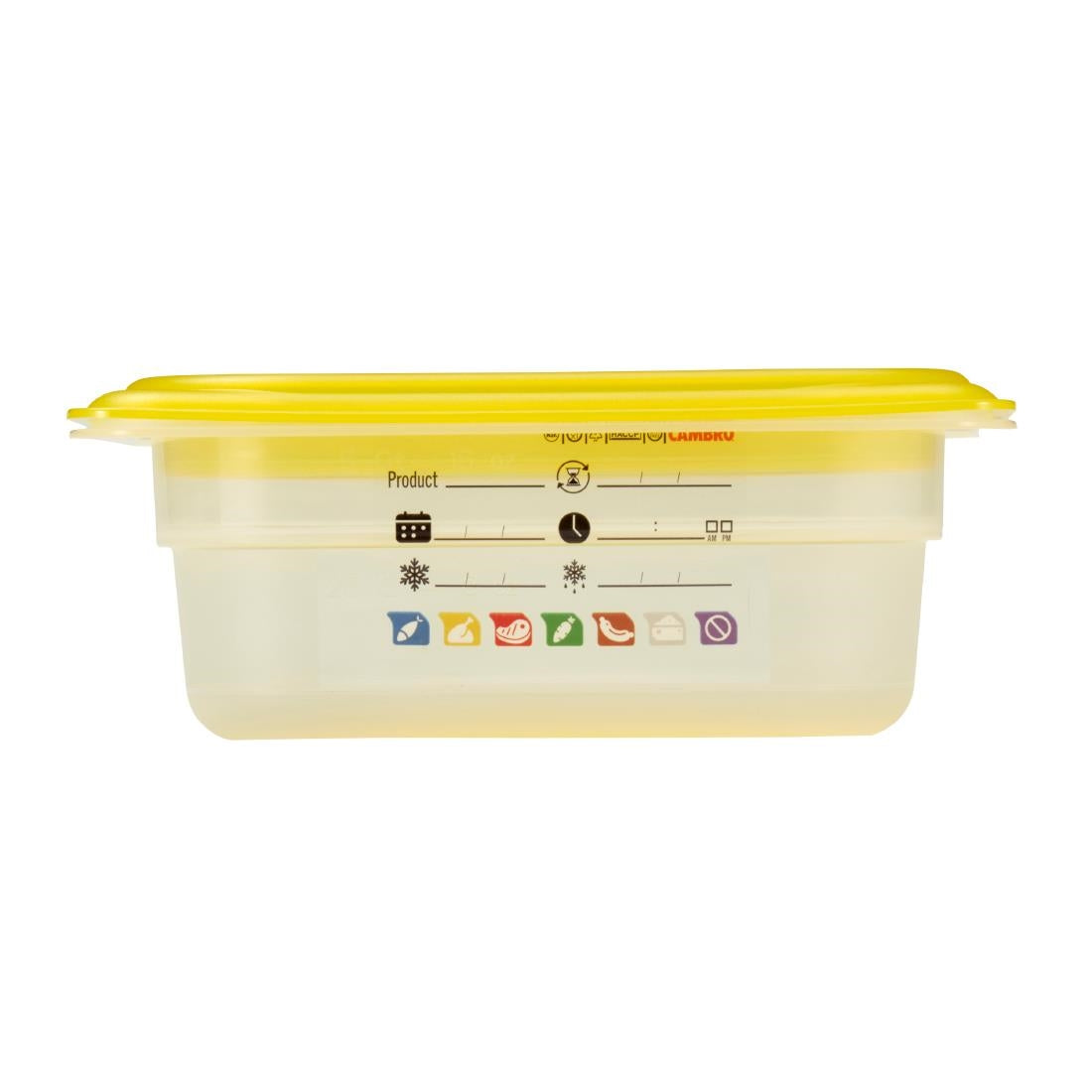 Cambro Safetrak IML Polypropylene Food Storage Container 1/9 GN 65mm