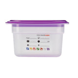 Cambro Safetrak IML Polypropylene Food Storage Container 1/9 GN 100mm