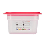 Cambro Safetrak IML Polypropylene Food Storage Container 1/9 GN 100mm