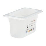 Cambro Safetrak IML Polypropylene Food Storage Container 1/9 GN 100mm