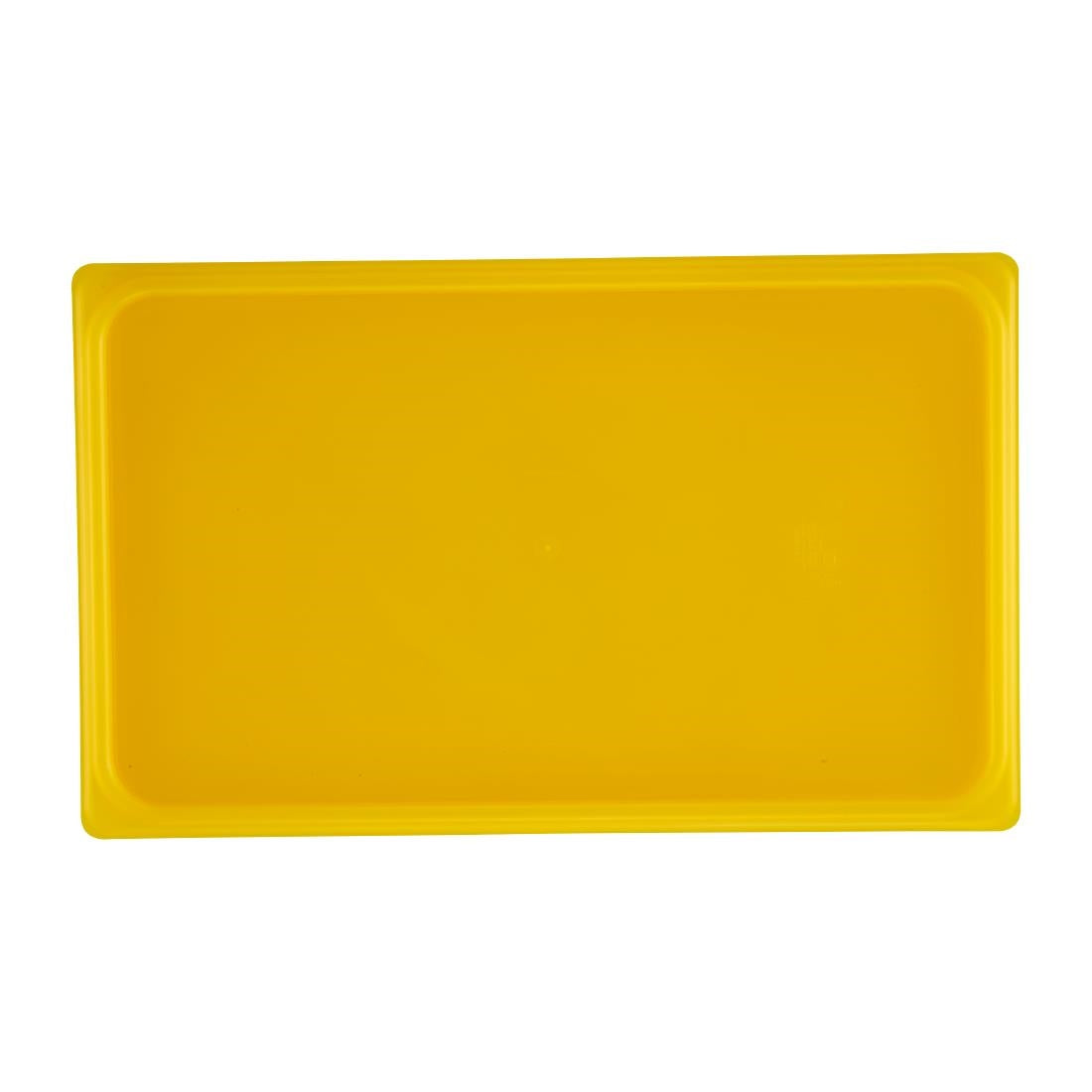 Cambro Safetrak IML Polypropylene Seal Lid Yellow 1/1 GN