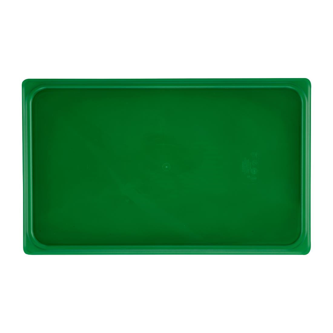 Cambro Safetrak IML Polypropylene Seal Lid Green 1/1 GN