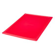 Cambro Safetrak IML Polypropylene Seal Lid Red 1/1 GN