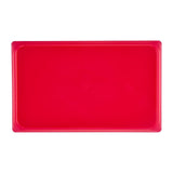Cambro Safetrak IML Polypropylene Seal Lid Red 1/1 GN