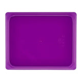Cambro Safetrak IML Polypropylene Seal Lid Purple 1/2 GN
