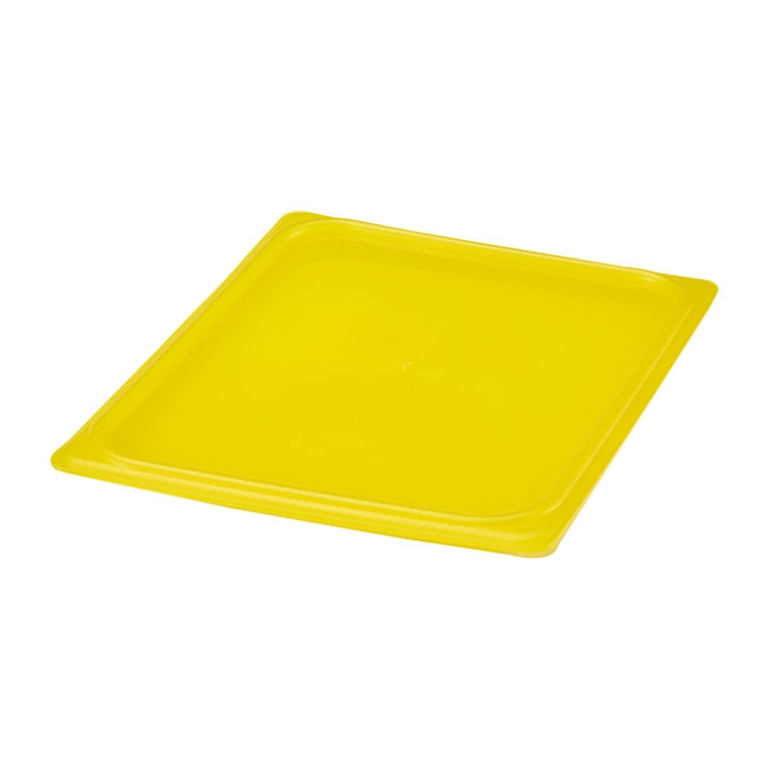 Cambro Safetrak IML Polypropylene Seal Lid Yellow 1/2 GN