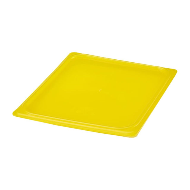 Cambro Safetrak IML Polypropylene Seal Lid Yellow 1/2 GN