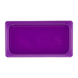 Cambro Safetrak IML Polypropylene Seal Lid Purple 1/3 GN