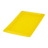 Cambro Safetrak IML Polypropylene Seal Lid Yellow 1/3 GN