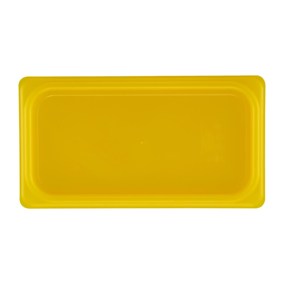 Cambro Safetrak IML Polypropylene Seal Lid Yellow 1/3 GN