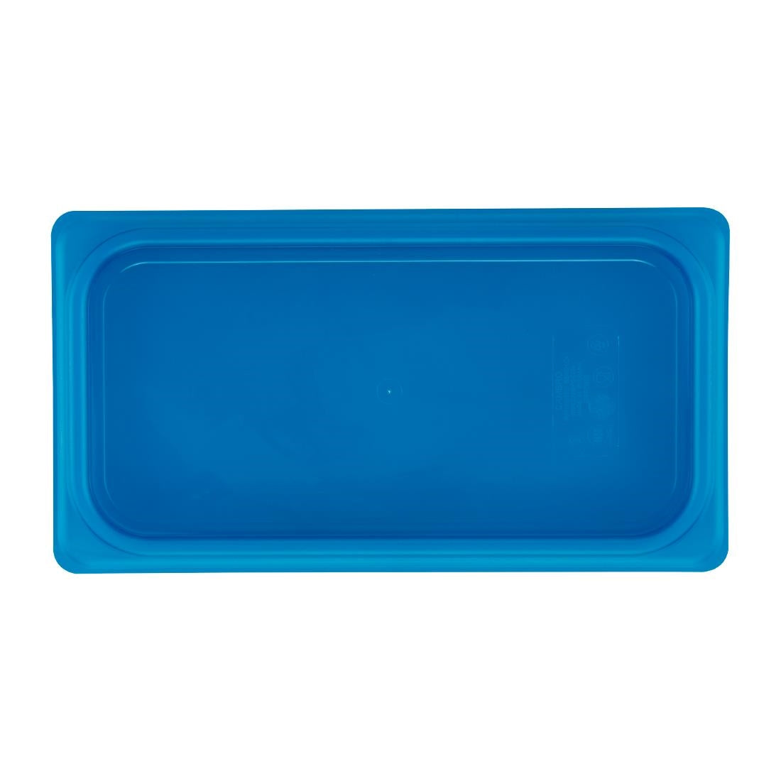 Cambro Safetrak IML Polypropylene Seal Lid Blue 1/3 GN