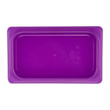 Cambro Safetrak IML Polypropylene Seal Lid Purple 1/4 GN