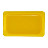 Cambro Safetrak IML Polypropylene Seal Lid Yellow 1/4 GN