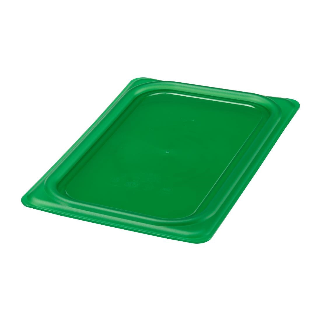 Cambro Safetrak IML Polypropylene Seal Lid Green 1/4 GN