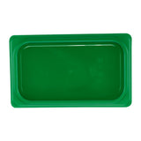 Cambro Safetrak IML Polypropylene Seal Lid Green 1/4 GN