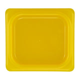 Cambro Safetrak IML Polypropylene Seal Lid Yellow 1/6 GN