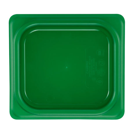 Cambro Safetrak IML Polypropylene Seal Lid Green 1/6 GN