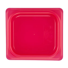 Cambro Safetrak IML Polypropylene Seal Lid Red 1/6 GN