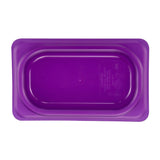 Cambro Safetrak IML Polypropylene Seal Lid Purple 1/9 GN