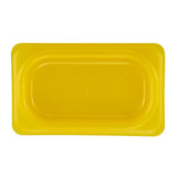 Cambro Safetrak IML Polypropylene Seal Lid Yellow 1/9 GN