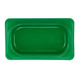 Cambro Safetrak IML Polypropylene Seal Lid Green 1/9 GN