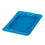 Cambro Safetrak IML Polypropylene Seal Lid Blue 1/9 GN