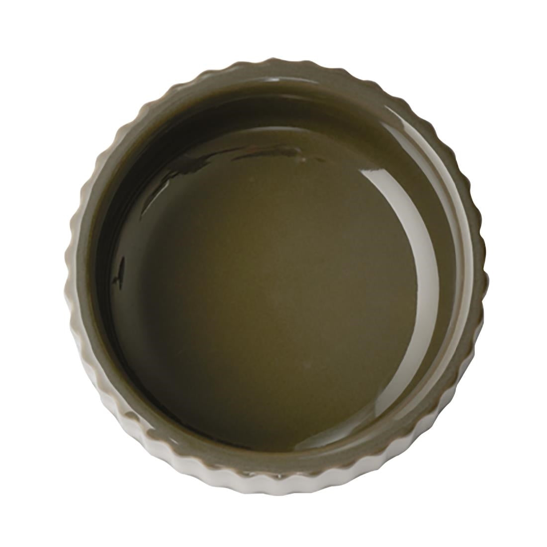 APS THE GRID Porcelain Bowls Brown 60mm (12 Pack)