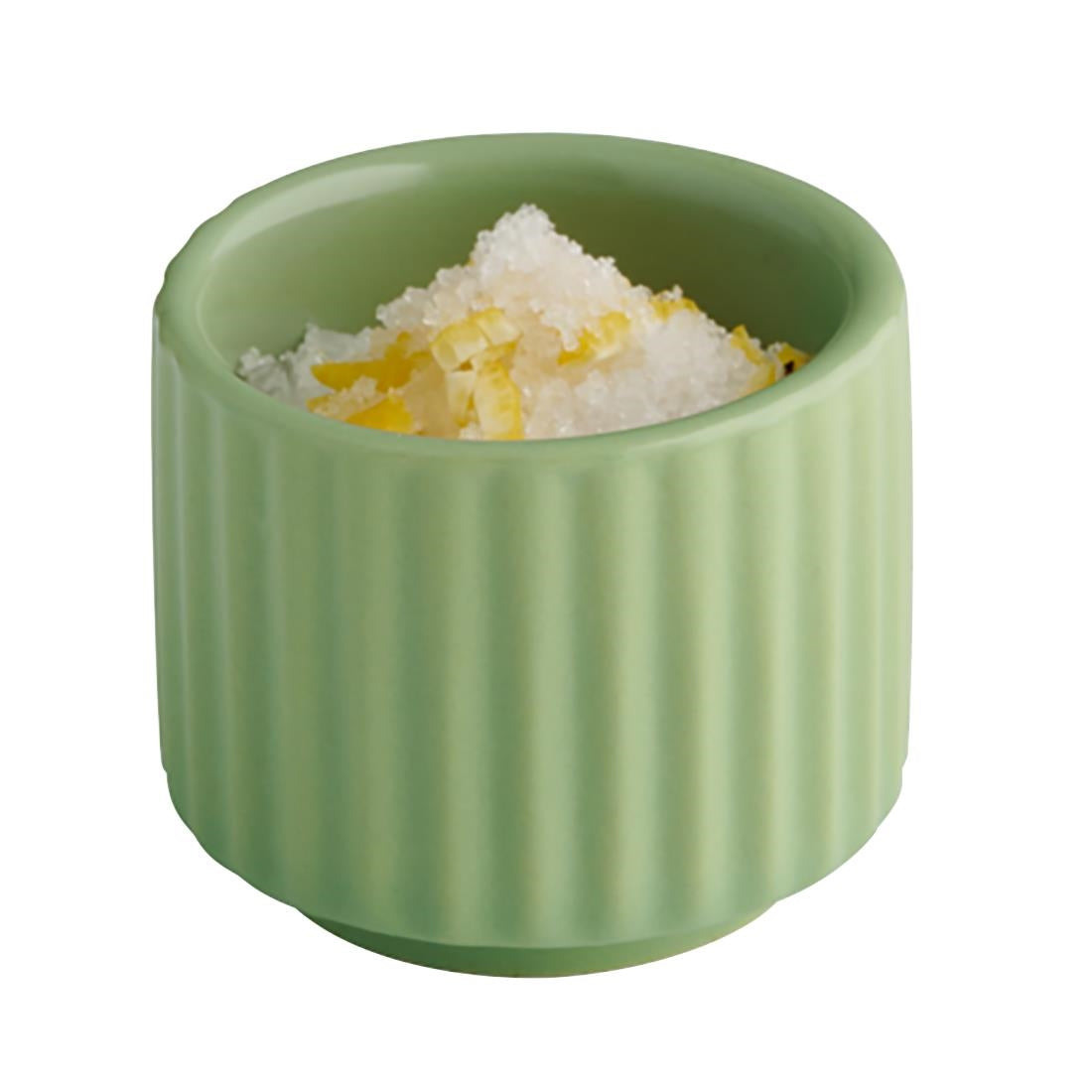 APS THE GRID Porcelain Bowls Sage 45mm (12 Pack)