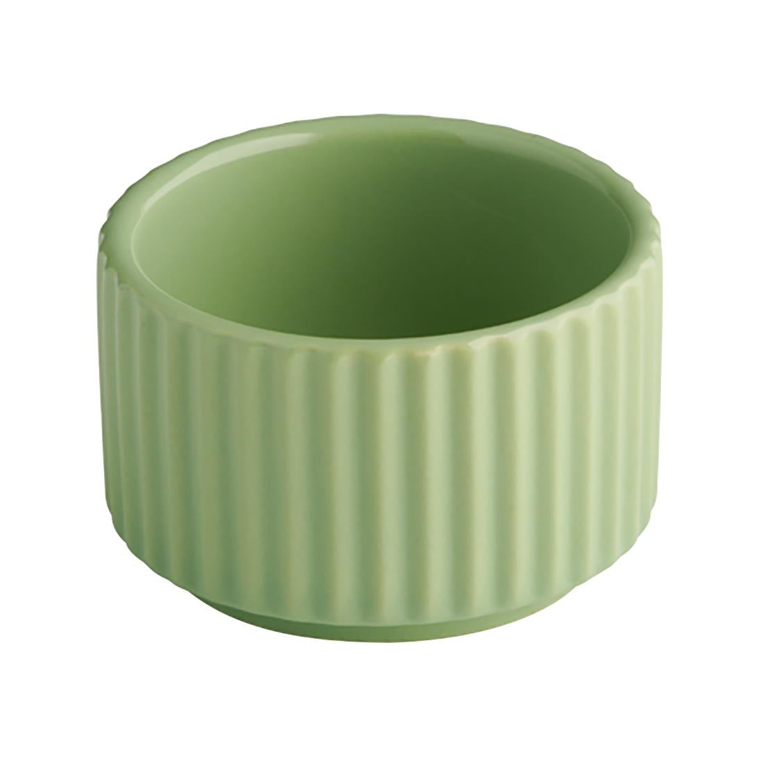 APS THE GRID Porcelain Bowls Sage 60mm (12 Pack)