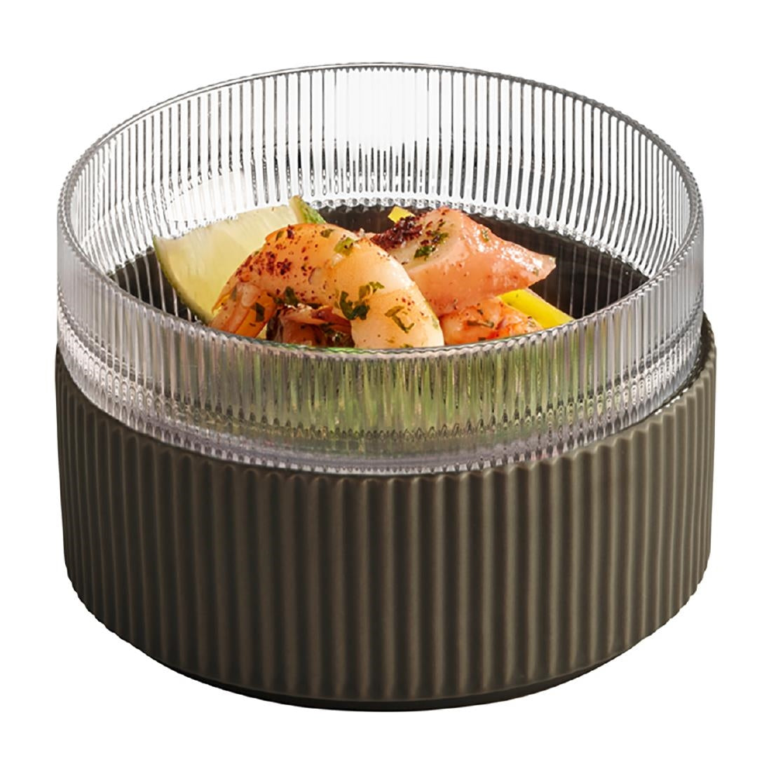 APS THE GRID Glass Bowls 140mm (6 Pack)