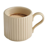 APS THE GRID Porcelain Espresso Cups Sand 80ml (6 Pack)