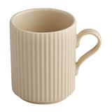 APS THE GRID Porcelain Coffee Mugs Sand 240ml (6 Pack)
