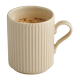 APS THE GRID Porcelain Coffee Mugs Sand 240ml (6 Pack)