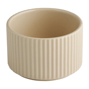 APS THE GRID Porcelain Bowl Sand 200ml (6 Pack)