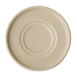 APS THE GRID Porcelain Espresso Saucers Sand 125mm (6 Pack)