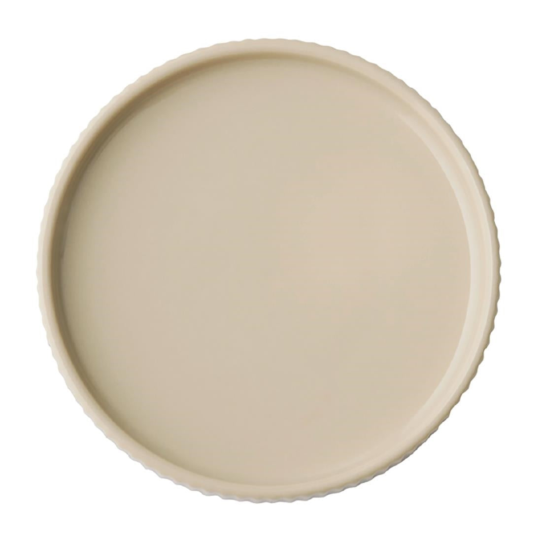 APS THE GRID Porcelain Plates Sand 140mm (6 Pack)