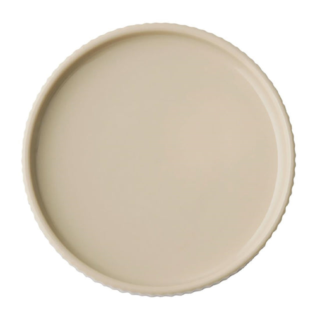 APS THE GRID Porcelain Plates Sand 140mm (6 Pack)