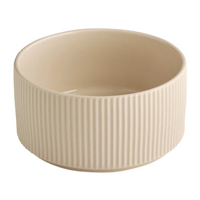 APS THE GRID Porcelain Bowls Sand 1.6Ltr (6 Pack)