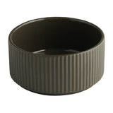 APS THE GRID Porcelain Bowls Brown 350ml (6 Pack)