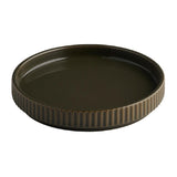 APS THE GRID Porcelain Plates Brown 140mm (6 Pack)