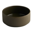 APS THE GRID Porcelain Bowls Brown 450ml (6 Pack)