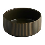 APS THE GRID Porcelain Bowls Brown 450ml (6 Pack)
