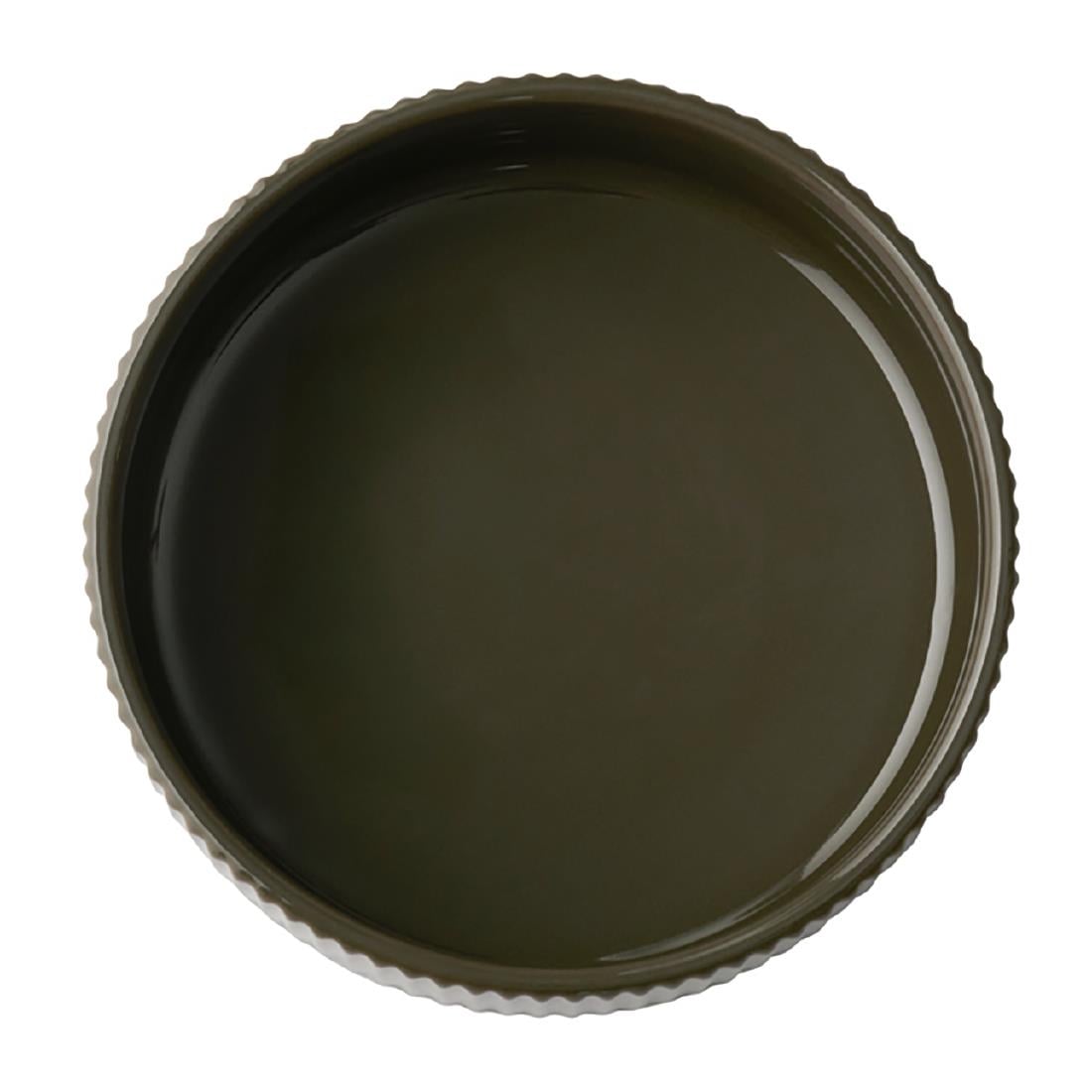 APS THE GRID Porcelain Bowls Brown 450ml (6 Pack)