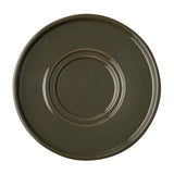 APS THE GRID Porcelain Saucers Brown 160mm (6 Pack)