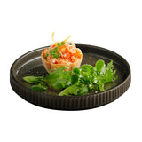 APS THE GRID Porcelain Plates Brown 160mm (6 Pack)