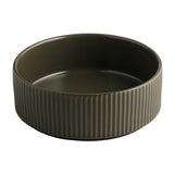 APS THE GRID Porcelain Bowls Brown 550ml (6 Pack)