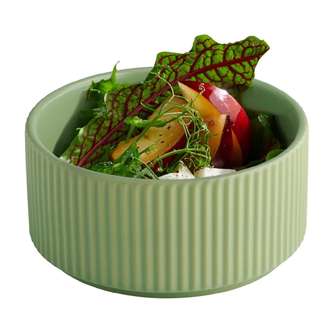 APS THE GRID Porcelain Bowls Sage 125mm (6 Pack)