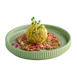 APS THE GRID Sage Porcelain Plates 160mm (6 Pack)