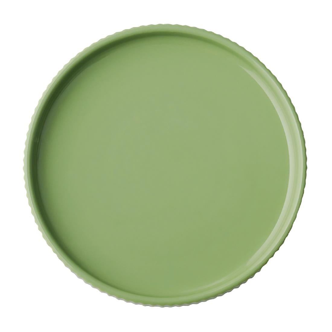 APS THE GRID Sage Porcelain Plates 160mm (6 Pack)