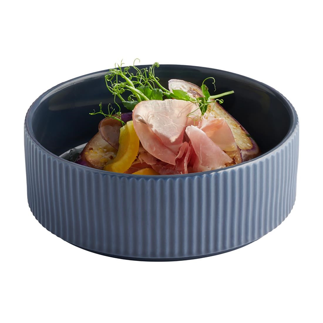 APS THE GRID Porcelain Bowls Marine 160mm (6 Pack)